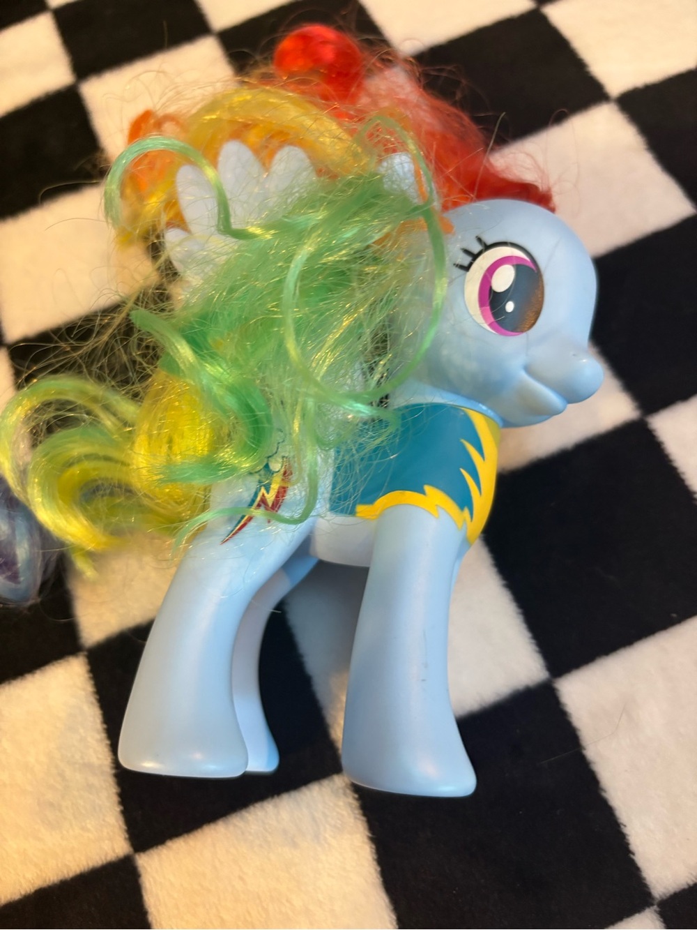 a 6-inch Hasbro My Little Pony G4 Wonderbolts Rainbow Dash